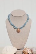 Beaded shell necklace