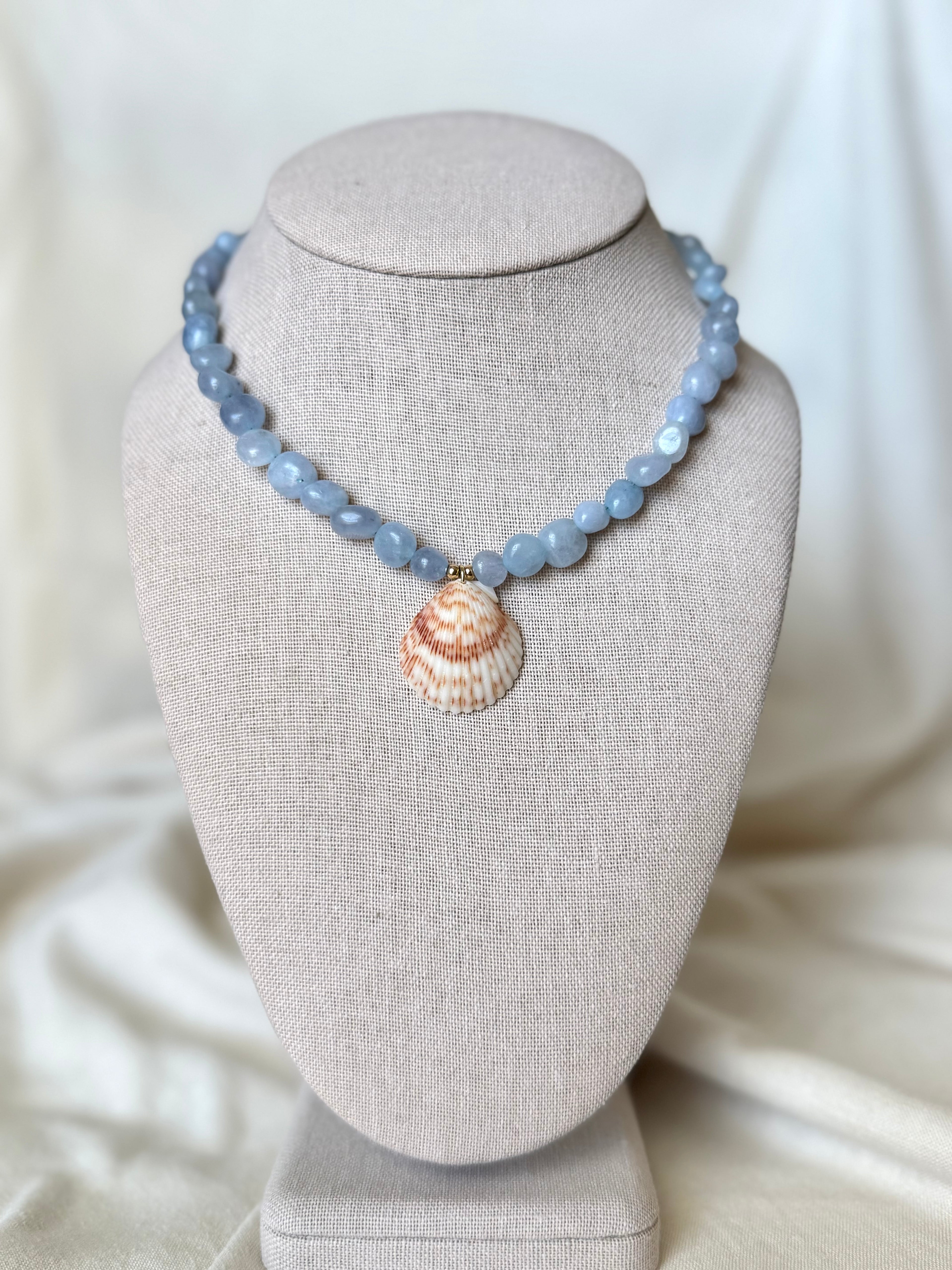 Beaded shell necklace