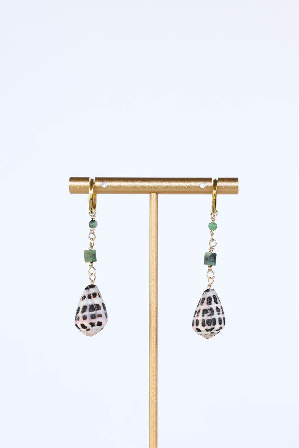 Cone shell earrings