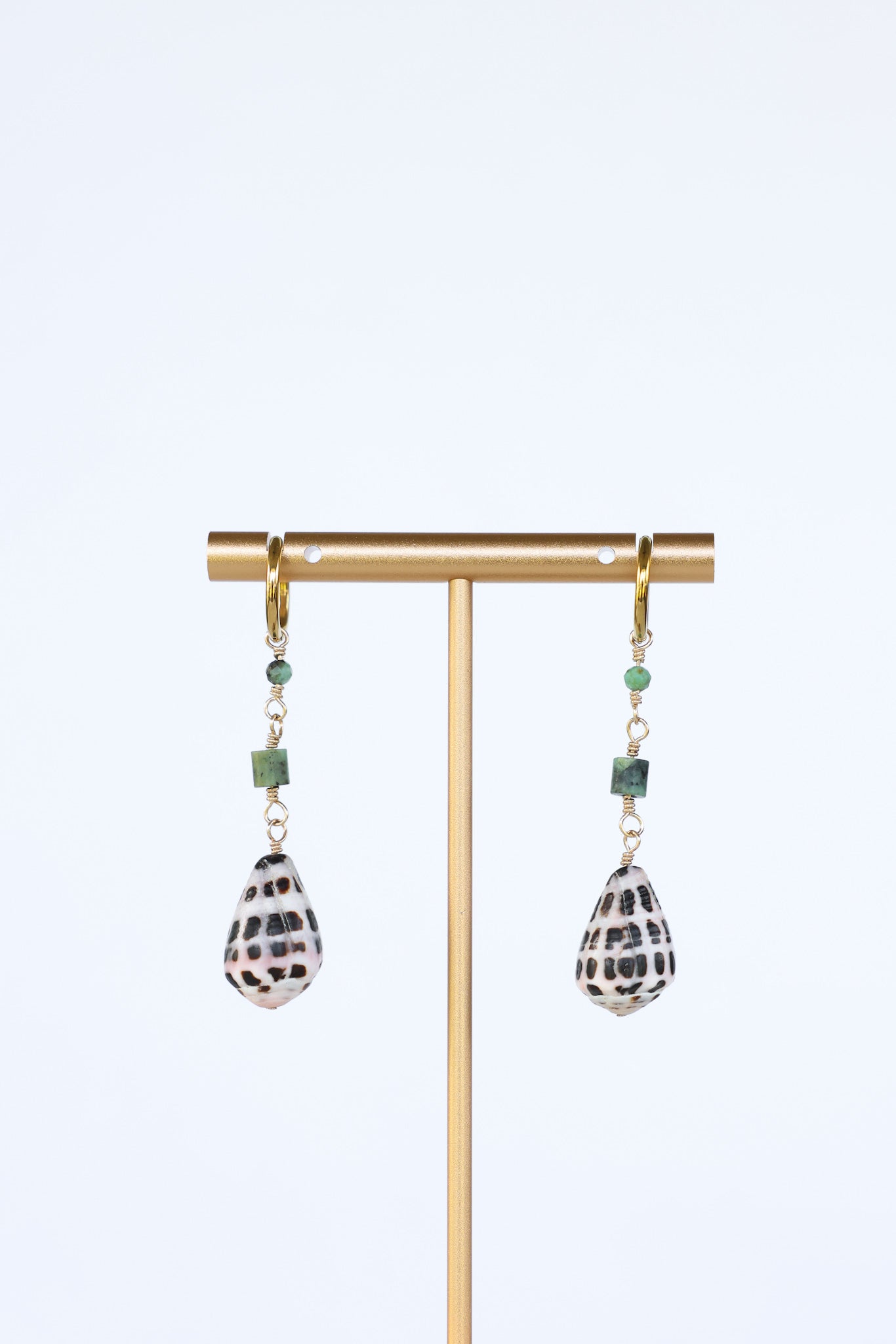 Cone shell earrings
