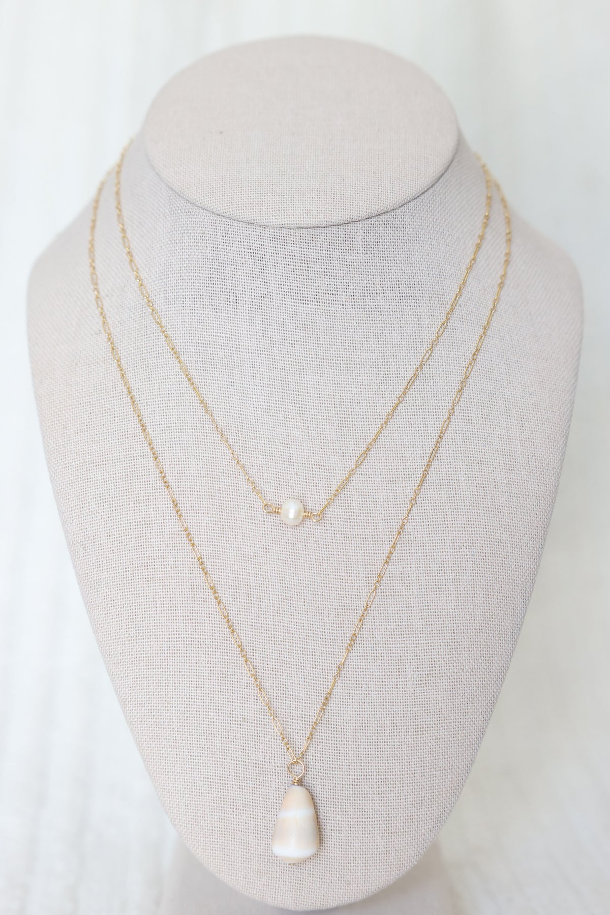Double pendant necklace
