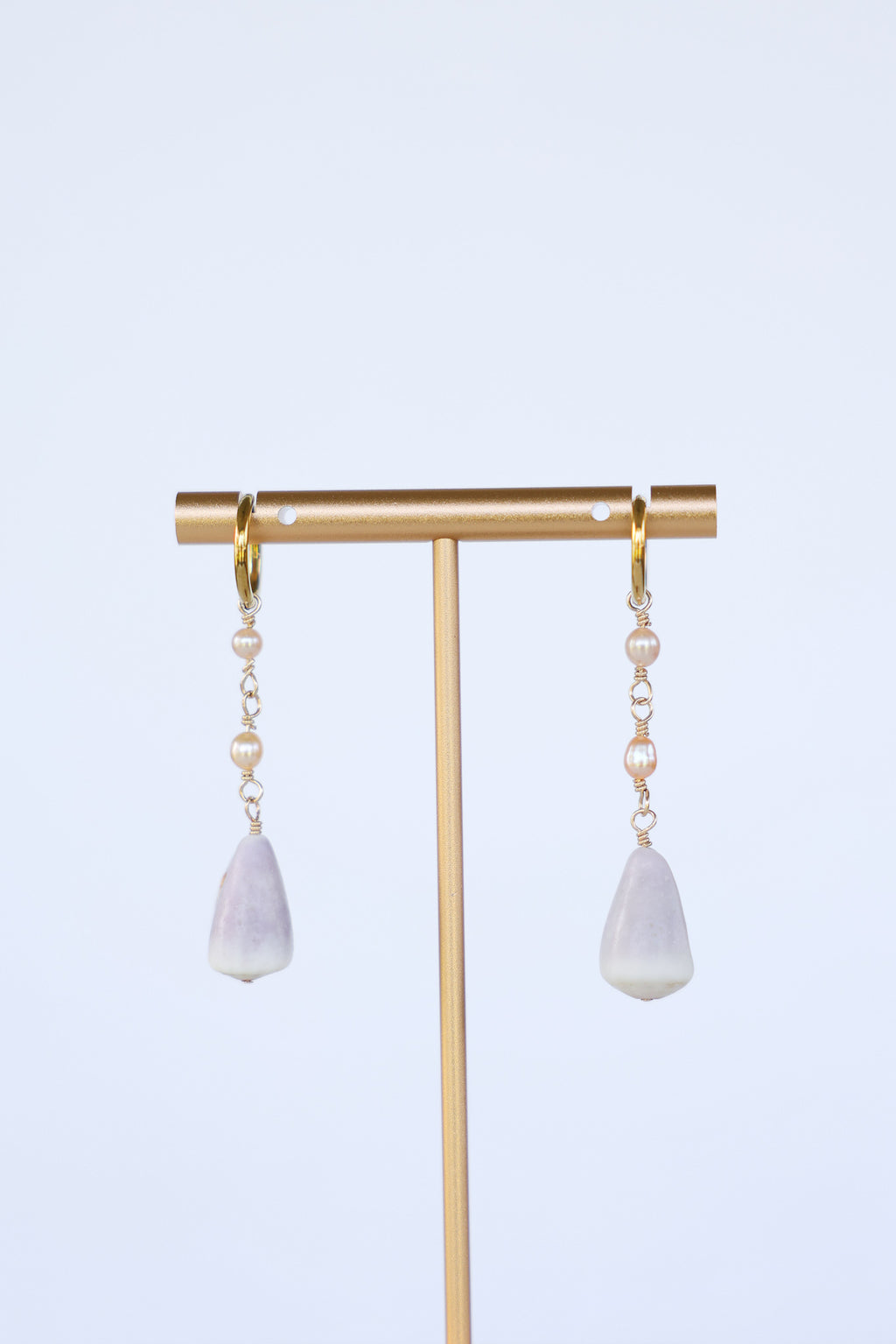 Cone shell earrings