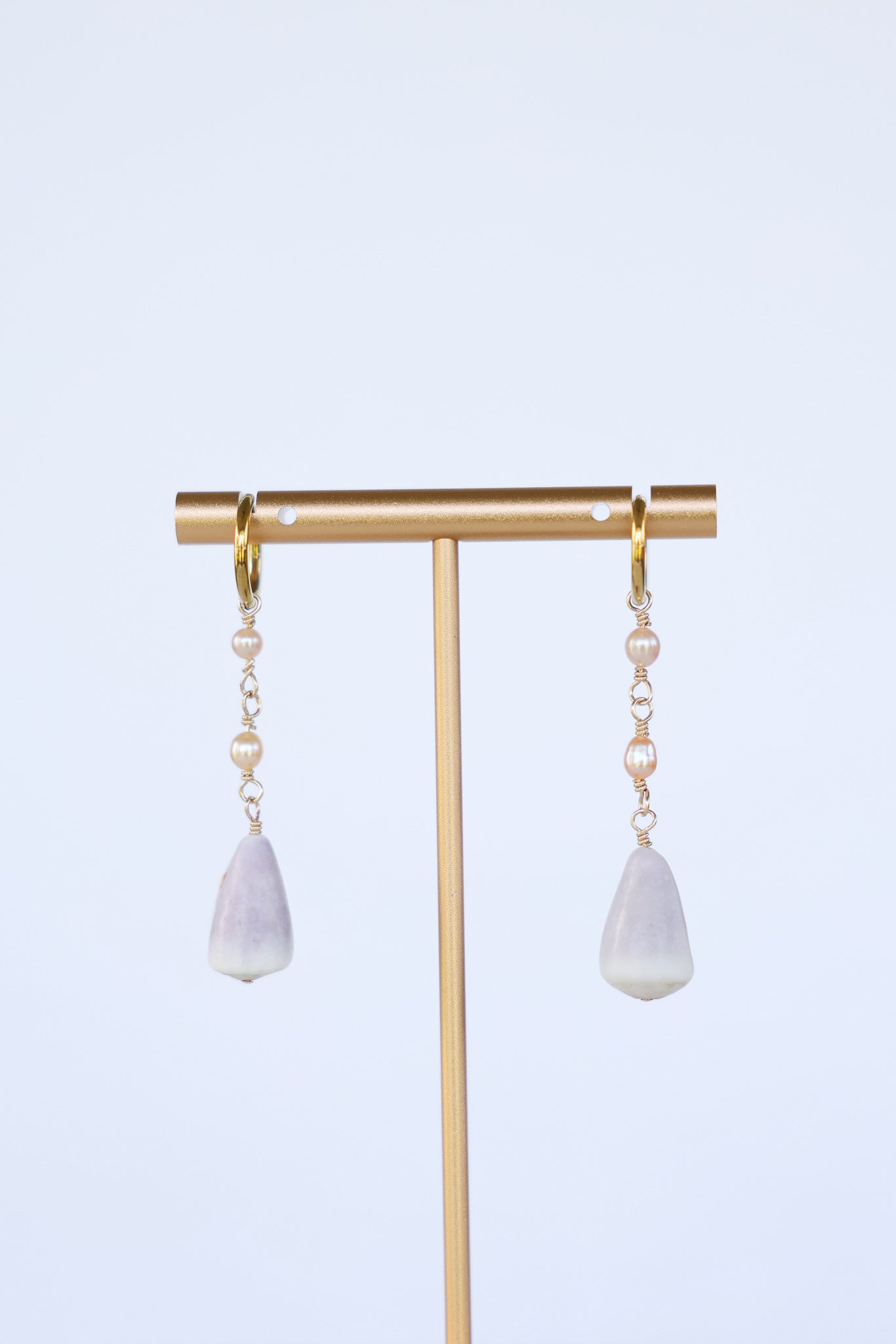 Cone shell earrings