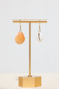 Scallop & Cowrie shell earrings