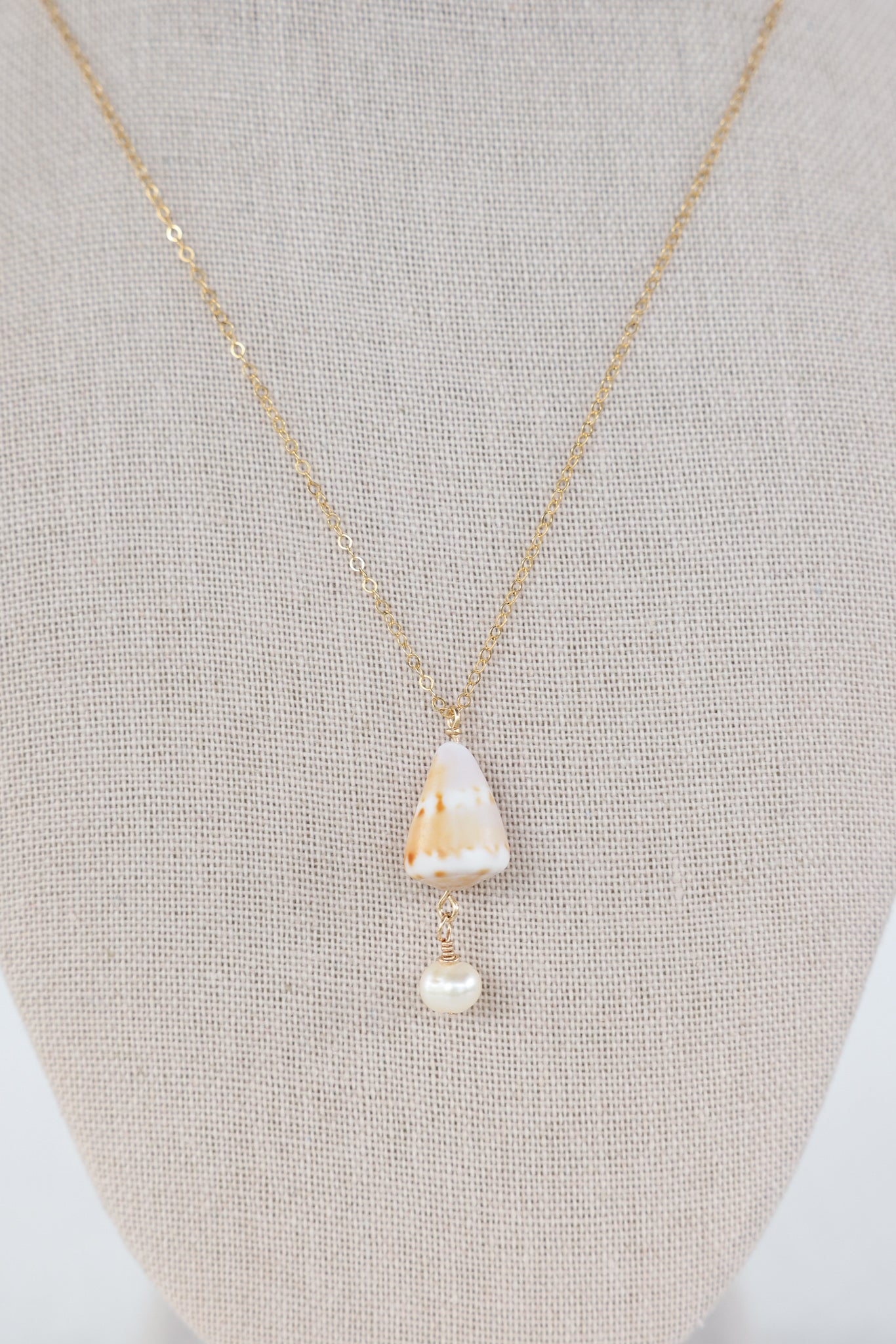 Cone shell necklace