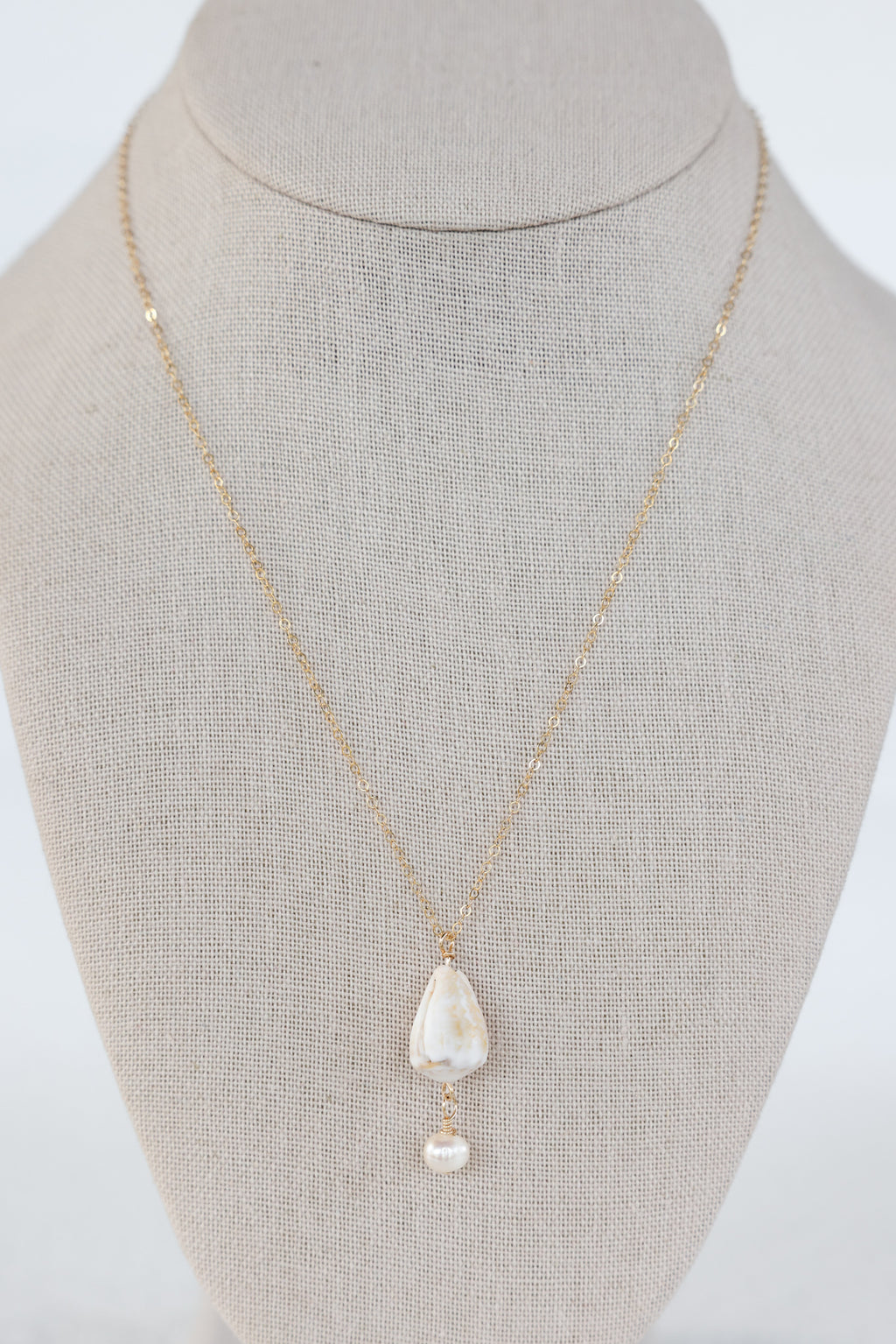 Cone shell necklace