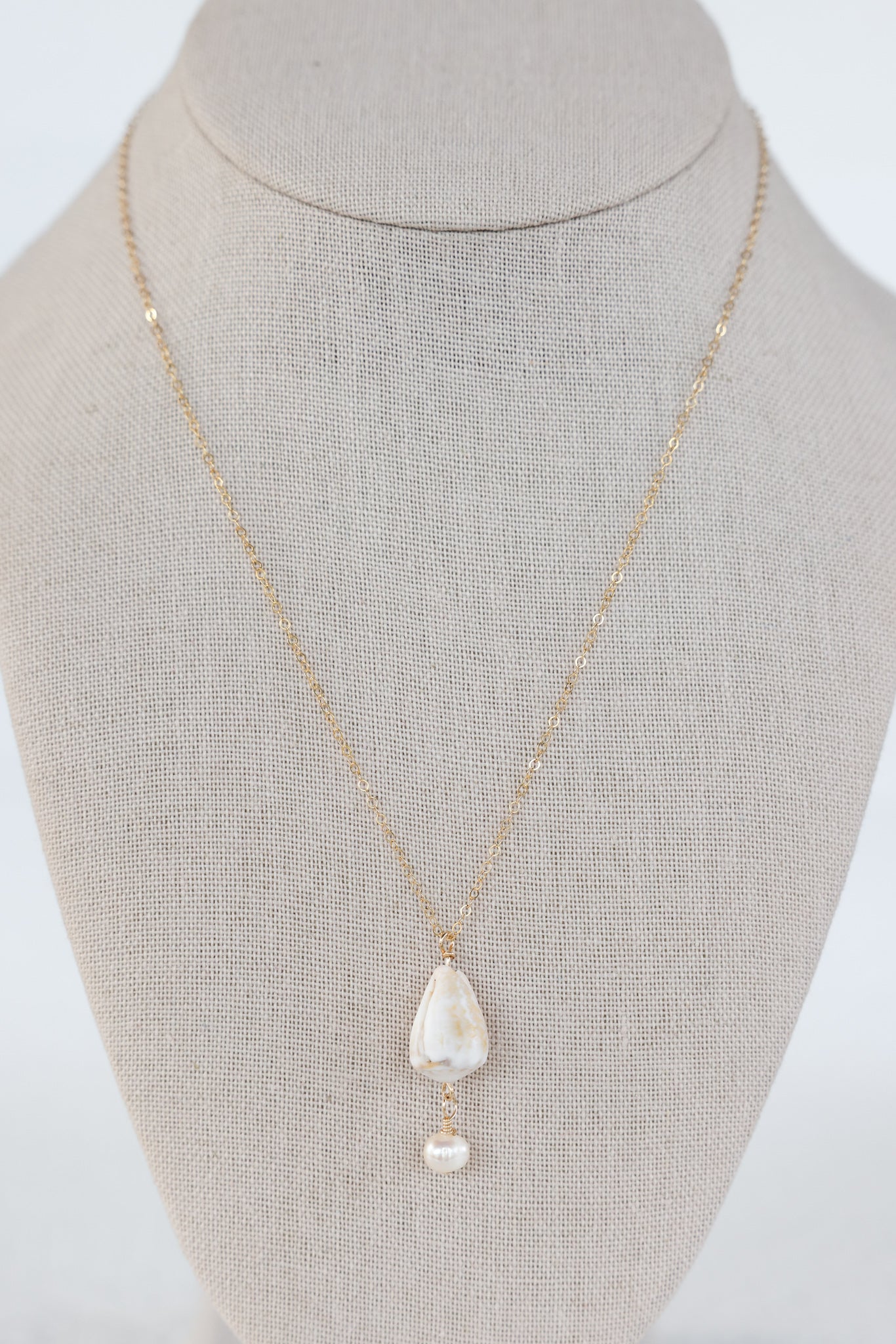 Cone shell necklace