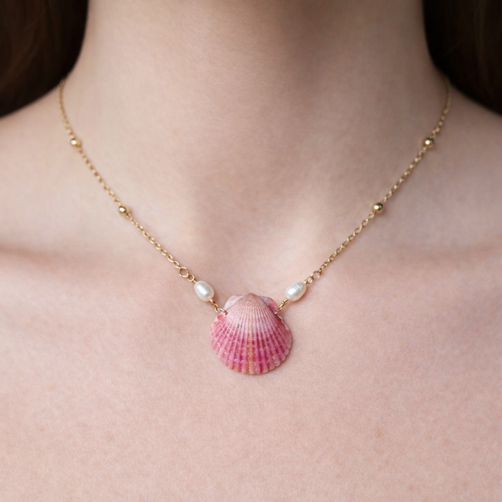 Seashell necklace