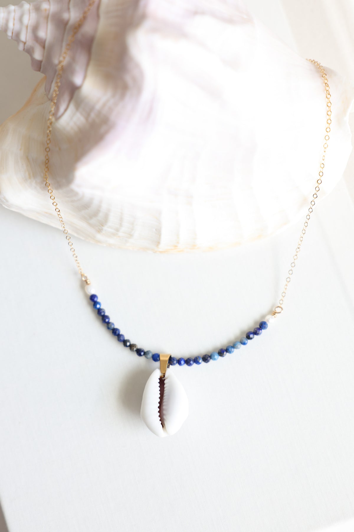 Oceana Necklace in lapis