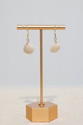 Clam shell earrings