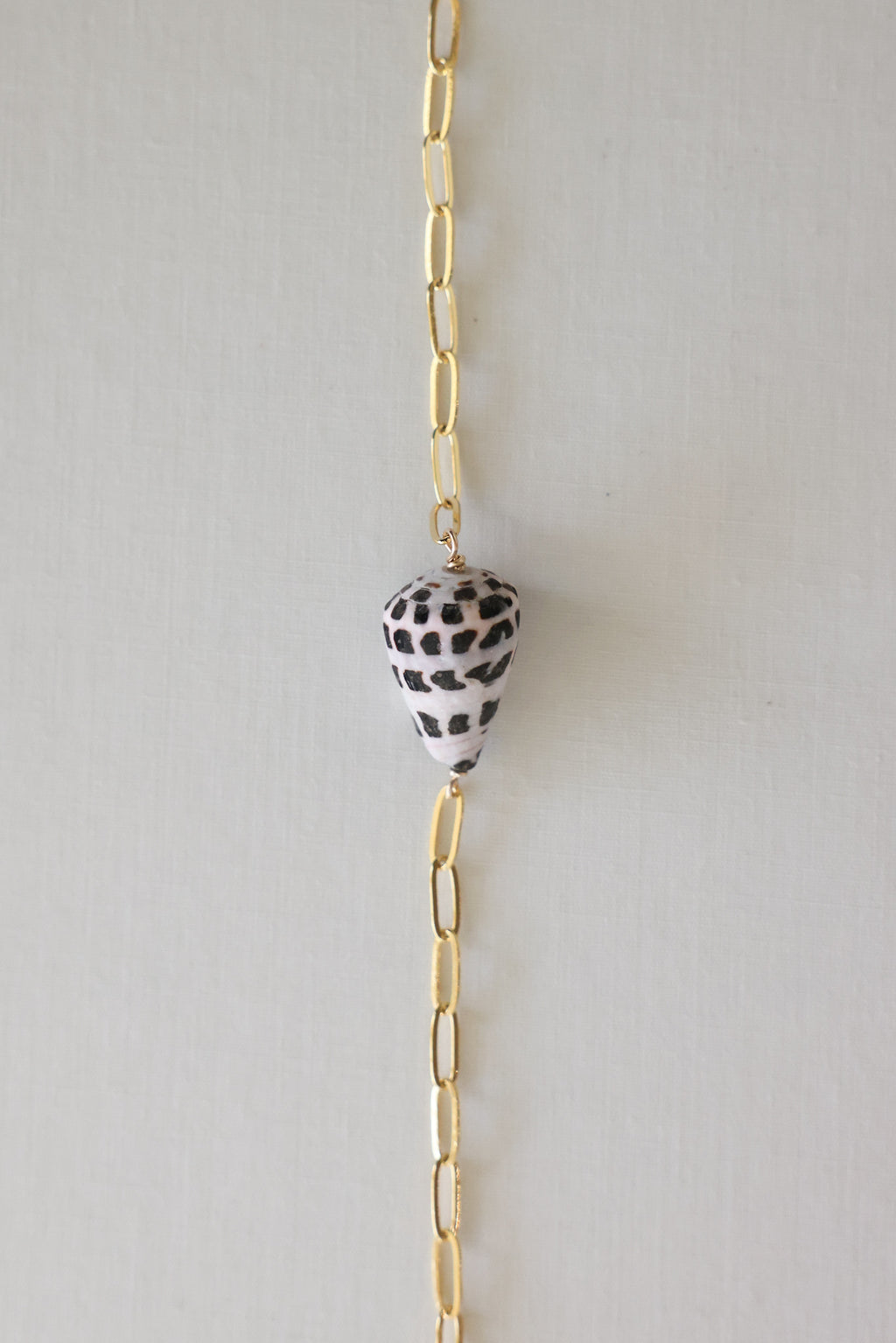 Hebrew cone shell bracelet