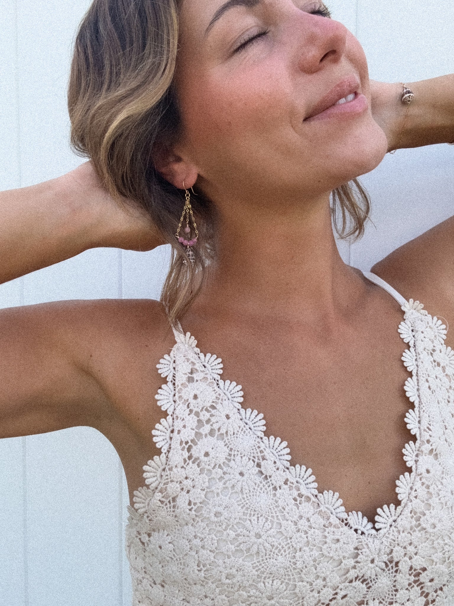 Cone shell earrings