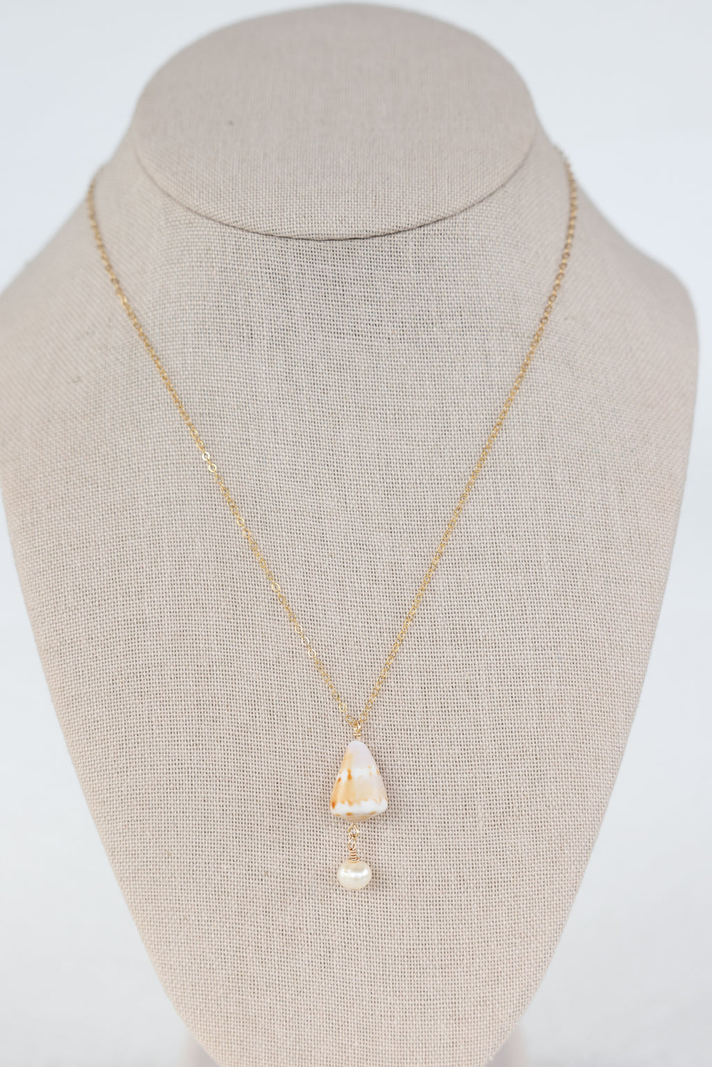 Cone shell necklace