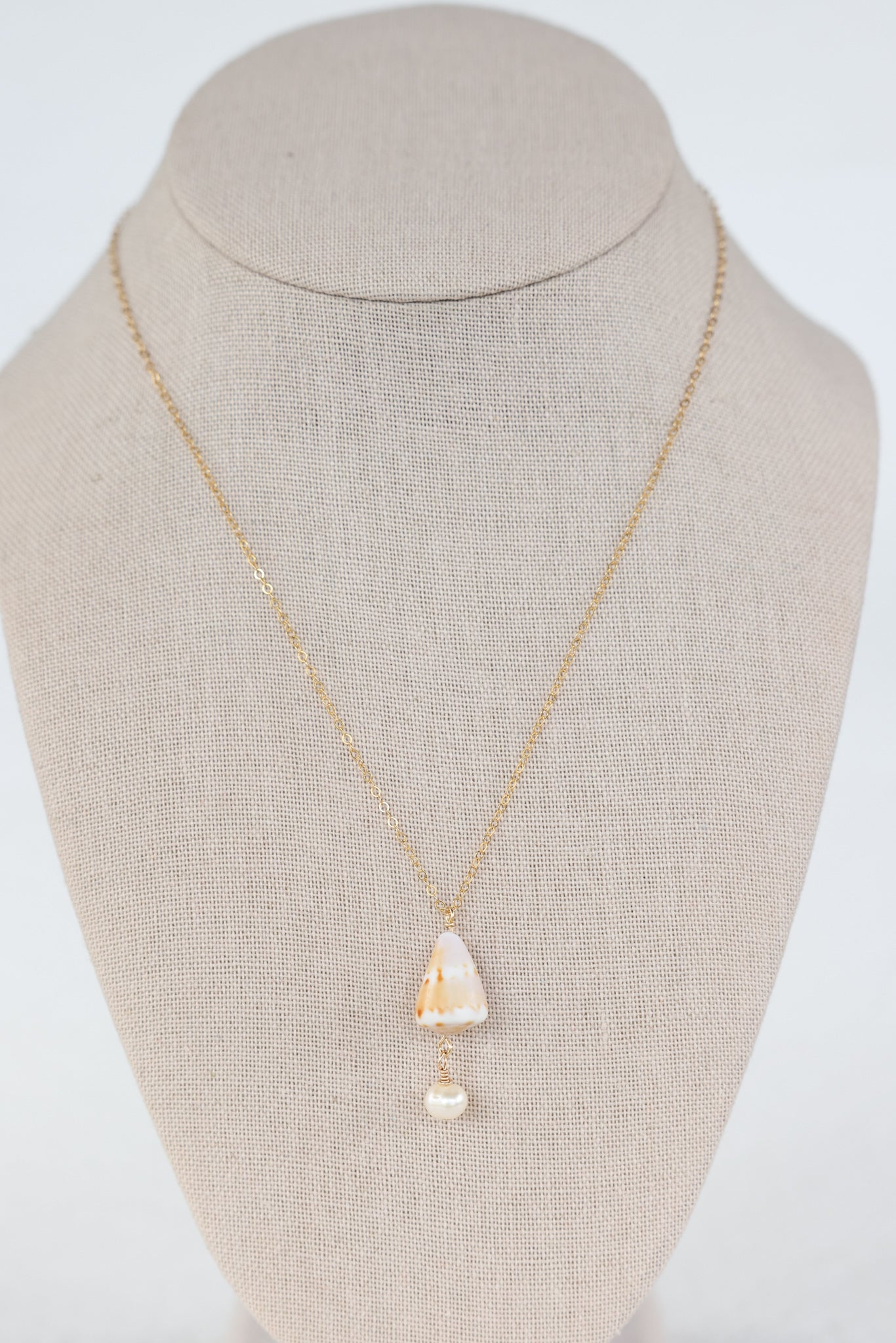 Cone shell necklace