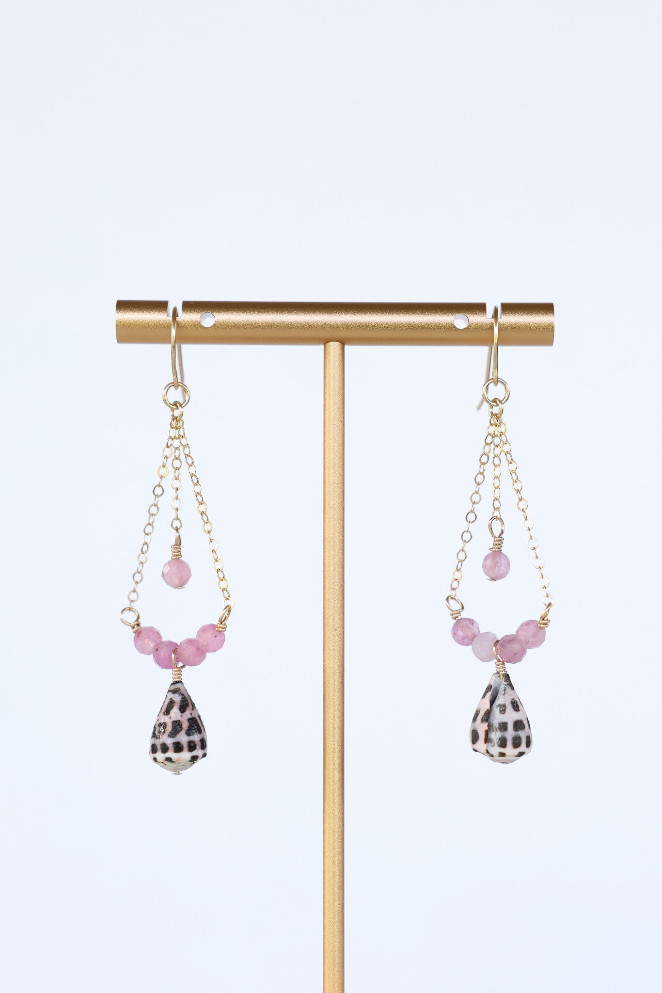 Cone shell earrings