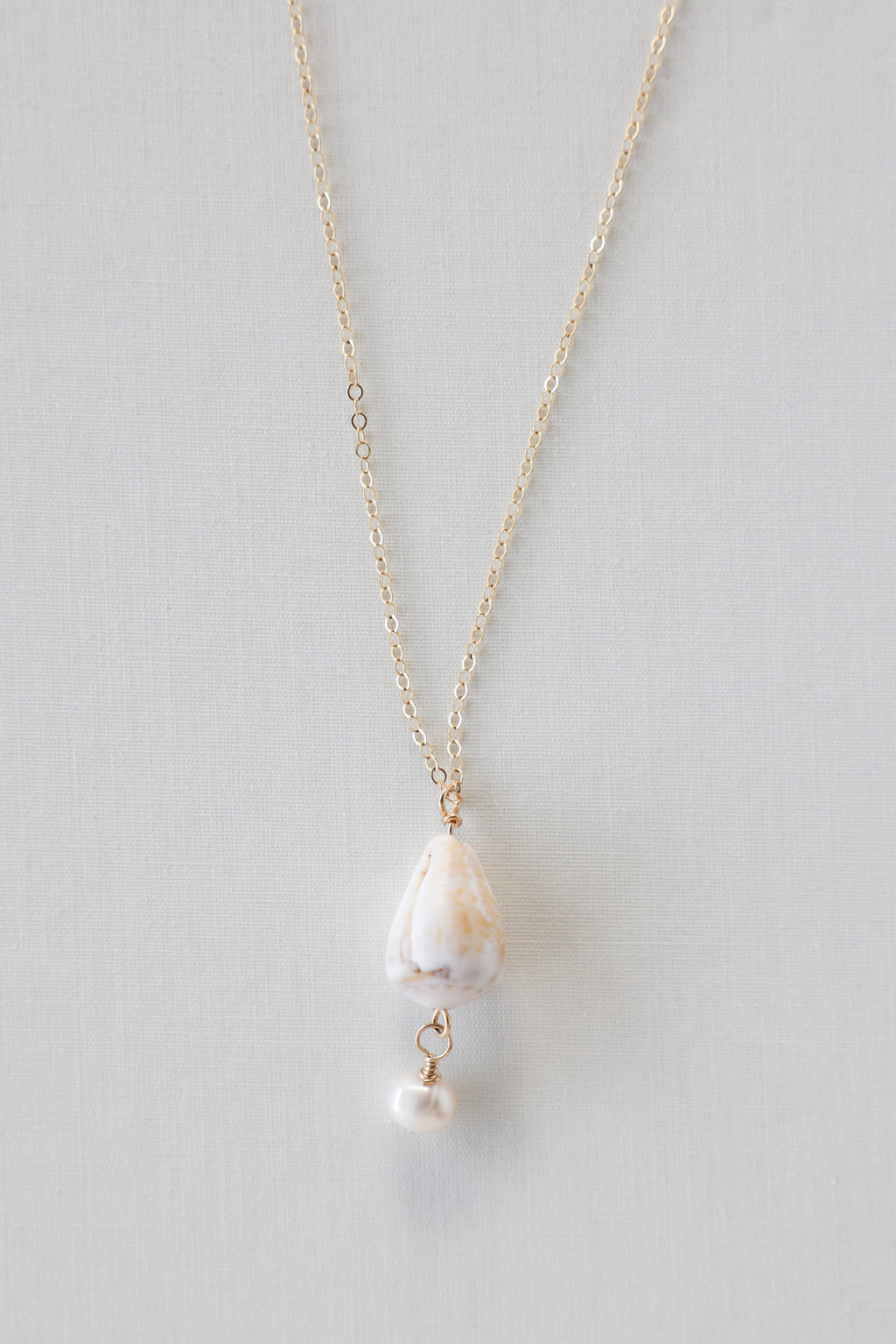 Cone shell necklace