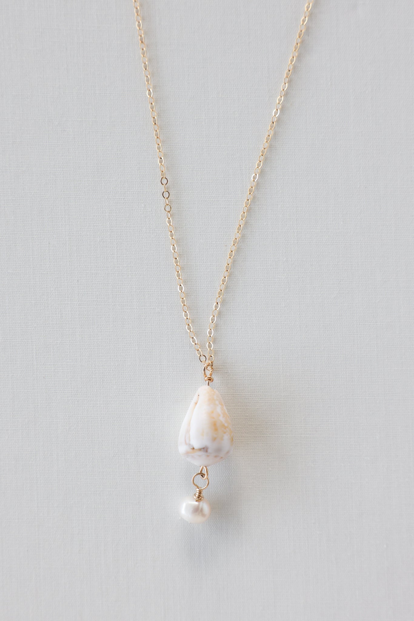 Cone shell necklace