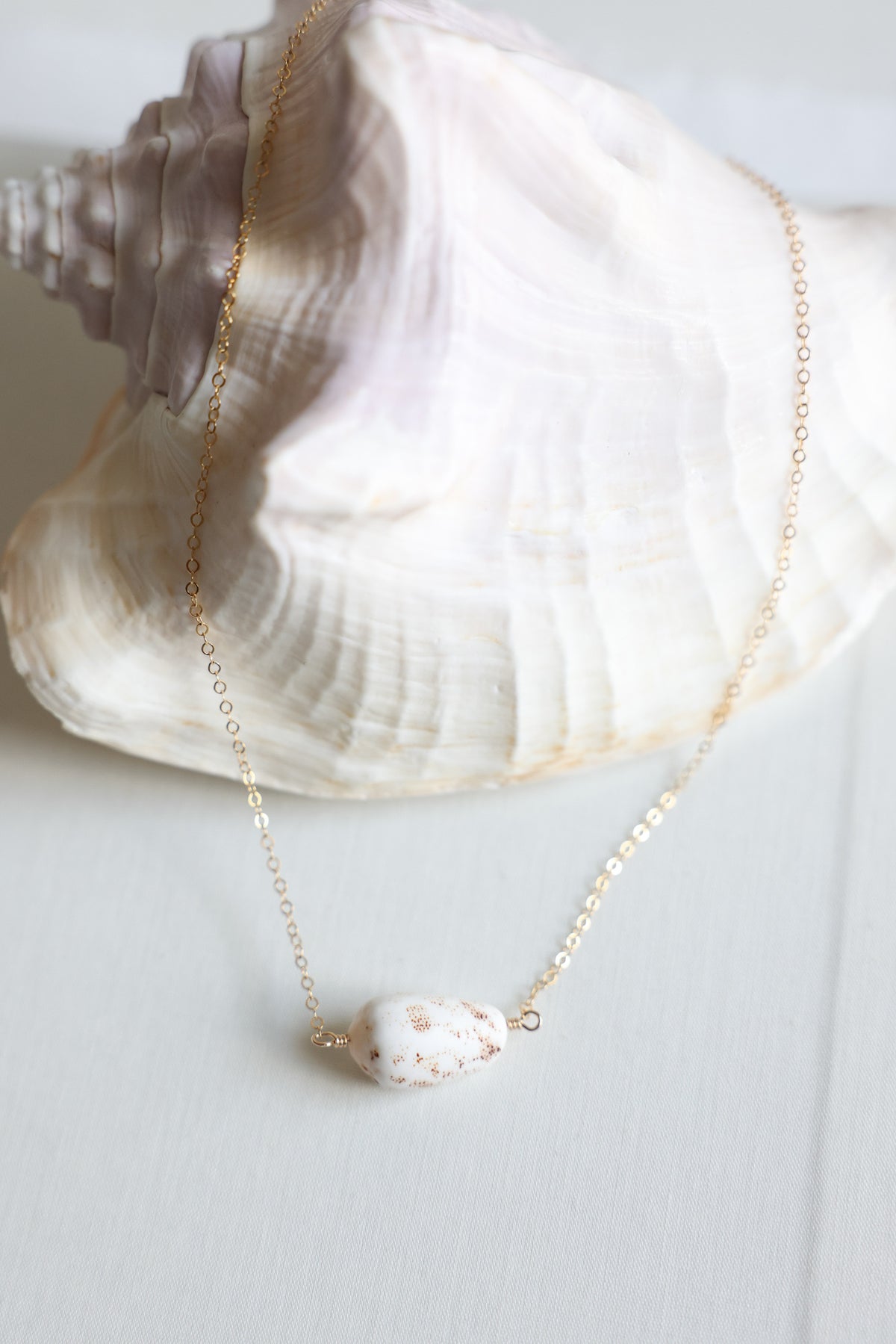 Cone shell necklace