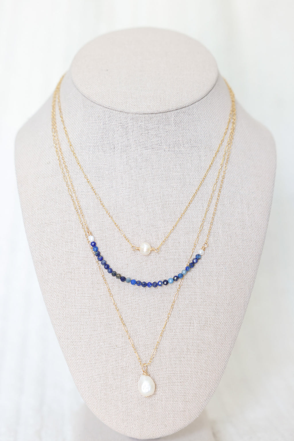 Oceana Necklace in lapis