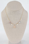 Shell charm necklace